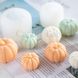 Силиконовая форма для свечей, мыла и мелтсов "Тыковка" candle_mold_pumpkin_s фото 2