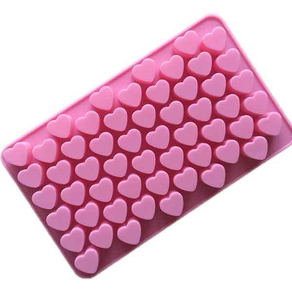 Силиконовая форма для свечного декора и мелтсов "Мини сердечки" melts-mold-mini-hearts фото
