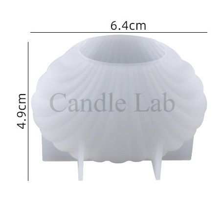 Силиконовая форма для свечей и мыла "Ракушка" candle_mold_shell_s фото