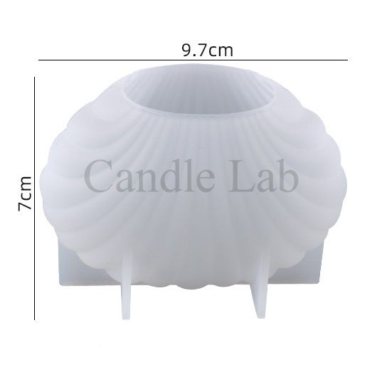 Силиконовая форма для свечей и мыла "Ракушка" candle_mold_shell_s фото