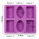 Силіконова форма для мила "Мереживні візерунки" soap-mold-lace-1 фото 2