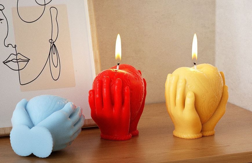 Силиконовая форма для свечей и мыла "Любовь" mold-love фото