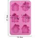 Силиконовая форма для мыла и свечей "Домики" (3 вида) soap-mold-cookies-house фото 2