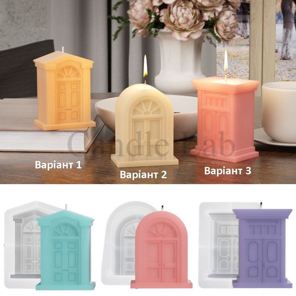 Силиконовая форма для свечей и мыла "Викторианская дверь" candle_mold_victorian1 фото