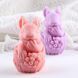 Силіконова форма для свічок та мила "Великодній кролик" mold_easter_rabbit2 фото 2