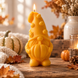 Силіконова форма для свічки "Гном з гарбузом" mold-gnome-pumpkin фото 1