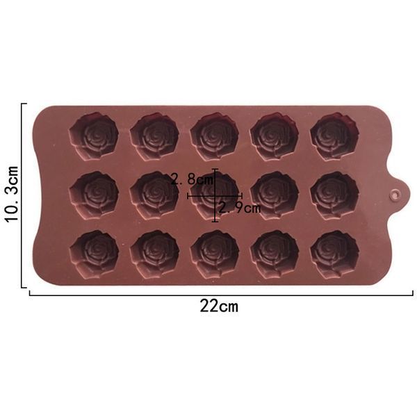 Силиконовая форма для свечного декора и мелтсов "Розы" melts-mold-rose фото
