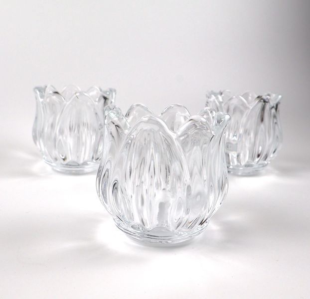 Подсвечник стеклянный "Тюльпан" holder-tulip-crystal фото