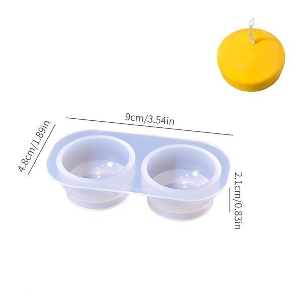 Набор силиконовых форм для подставки и свечи "Яичница" mold-eggshell-set фото