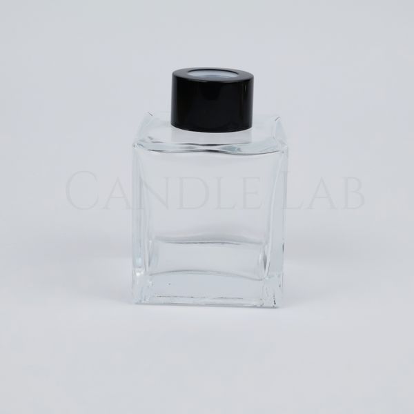 Флакон для дифузору квадратний "Куба", чорний Cuba_black_100 фото