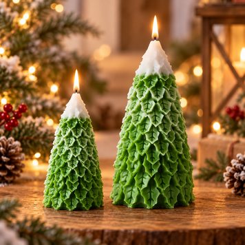 Силиконовая форма для свечи "Лесная елка" mold-forest-ch-tree-s фото