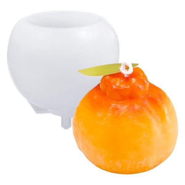 Силіконова форма для свічки "Мандарин" mold-mandarin фото