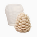 Силиконовая форма для свечи "Шишка" mold-cone1 фото 3