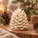 Силиконовая форма для свечи "Шишка" mold-cone1 фото 1