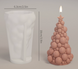 Силіконова форма для свічки "Ялинка Bubble" mold-ch-tree-bubble фото 2