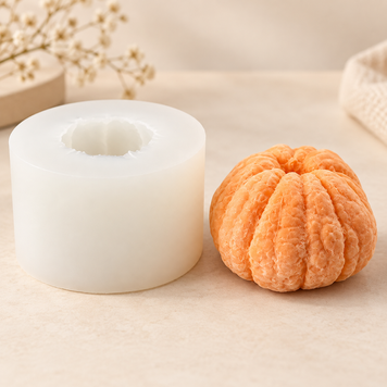 Силіконова форма для свічки "Чищений мандарин" mold-mandarin-peel-m фото