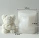 Силиконовая форма для свечей и мыла "Цветочный мишка" mold_flower_bear_s фото 3