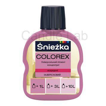 Пігмент для гіпсу Sniezka Colorex 54, вересковий, 100мл Sniezka-54 фото