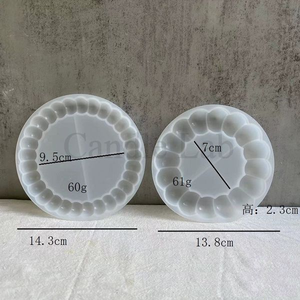 Силіконова форма для підставки "Bubble" (для гіпсу та епоксидної смоли) mold_big_bubble_tray фото