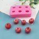 Силиконовая форма для свечного декора и мелтсов "Вишня" melts-mold-cherry фото 1