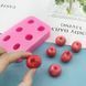 Силиконовая форма для свечного декора и мелтсов "Вишня" melts-mold-cherry фото 2