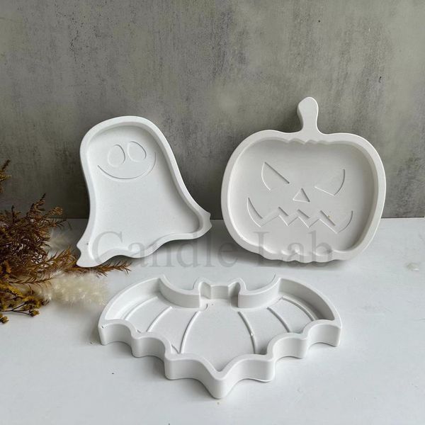 Силиконовая форма для подставки "Тыква" (для гипса и эпоксидной смолы) mold_pumpkin_tray фото