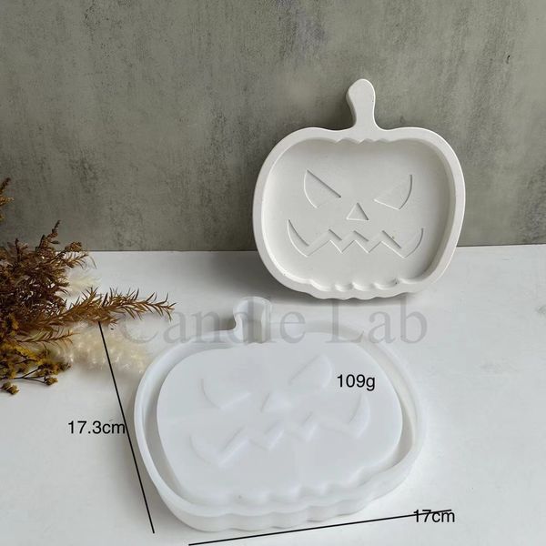 Силиконовая форма для подставки "Тыква" (для гипса и эпоксидной смолы) mold_pumpkin_tray фото