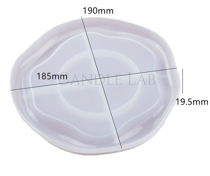 Силиконовая форма для подставки "Облако"(для гипса и эпоксидной смолы) mold_cloud_tray1 фото