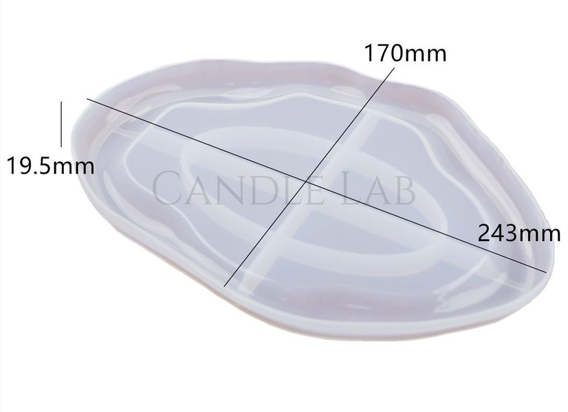 Силиконовая форма для подставки "Облако"(для гипса и эпоксидной смолы) mold_cloud_tray1 фото