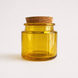 Скляна баночка з корковою кришкою "Лондон", 90мл, жовта London-90-yellow фото 1